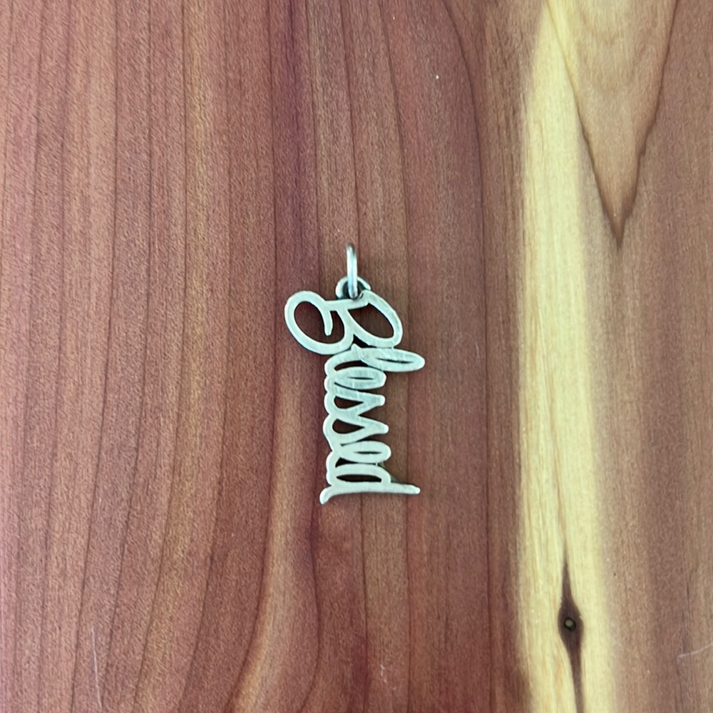 James Avery “Blessed” 925 Charm